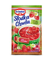 DR. OETKER SŁODKA CHWILA KISIEL POZIOMKOWY Z OWOCAMI 31,5G