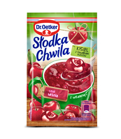 DR. OETKER SŁODKA CHWILA KISIEL WIŚNIOWY Z OWOCAMI 31,5G