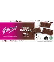 GOPLANA CZEKOLADA MOCNO GORZKA 75% COCOA 90G