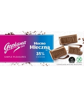 GOPLANA CZEKOLADA MOCNO MLECZNA 35% COCOA 90G