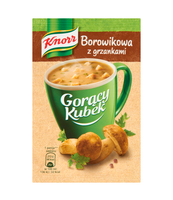 GORĄCY KUBEK BOROWIKOWA Z GRZANKAMI KNORR 15G